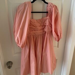 Abercrombie pink mini dress. Size medium tall. Only worn once